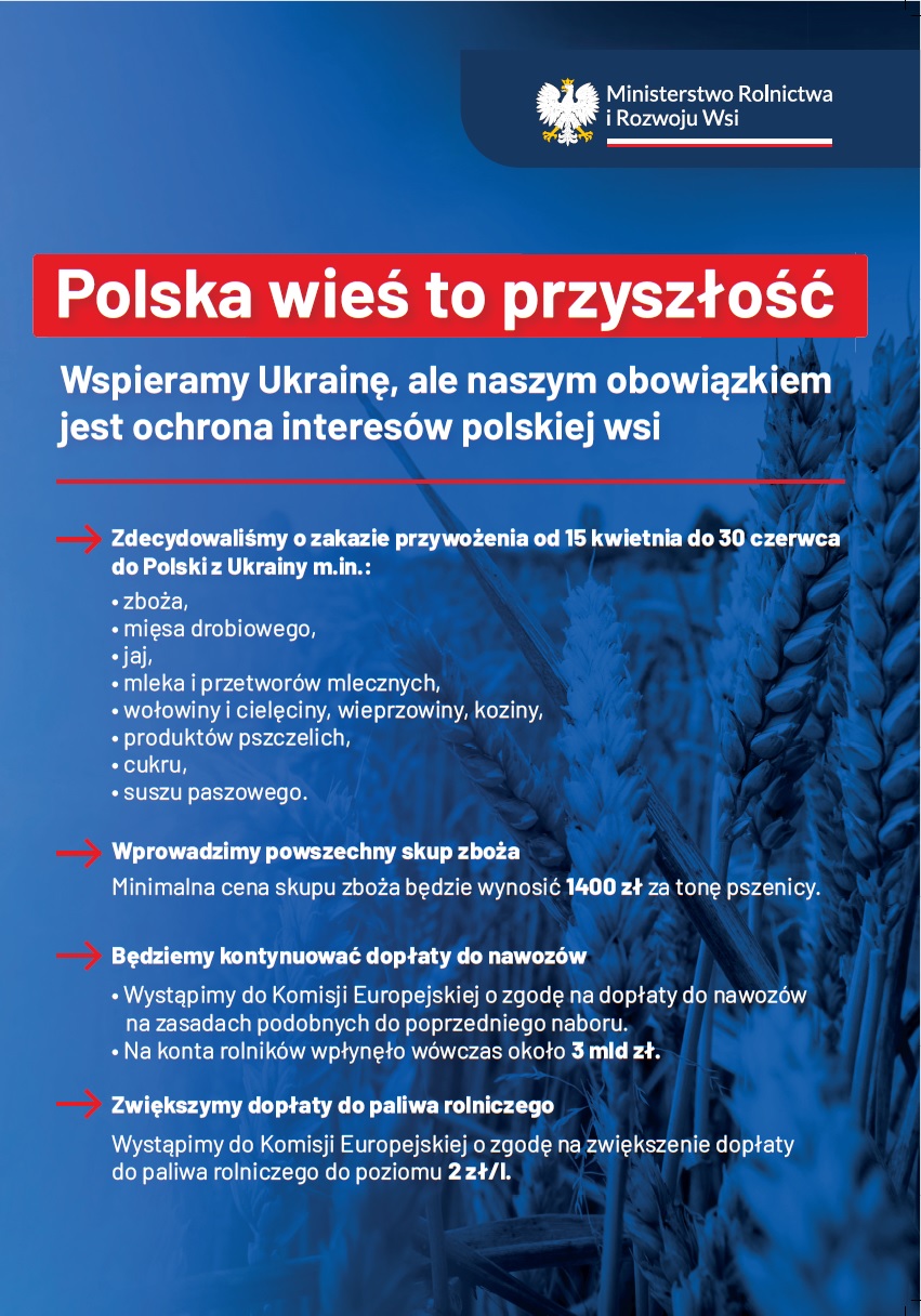plakat dot. wydarzenia polska wieś